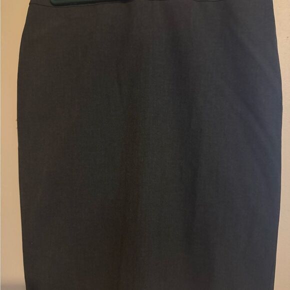 Ann Taylor Size 8 Dark Grey Lined Pencil Skirt Corporate - Picture 8 of 10